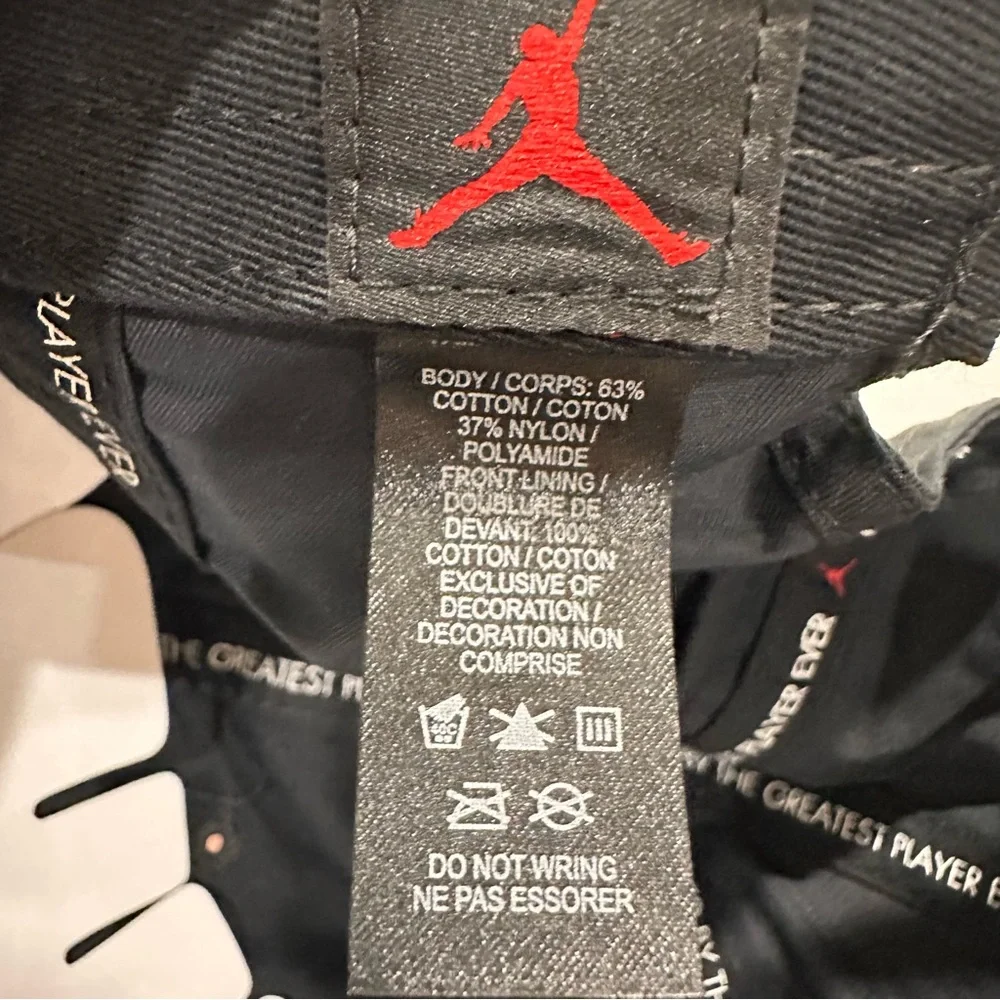 Jordan Black and Red Jumpman Hat - Picture 9 of 10
